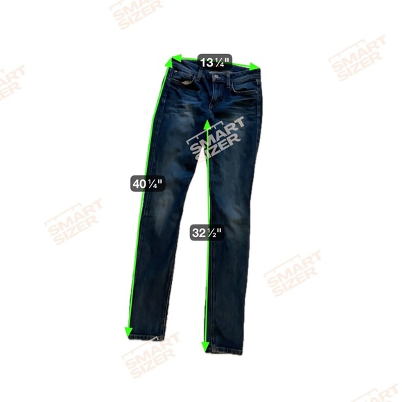 Joe's Jeans Classic “The Skinny” Blue Jeans - Picture 6 of 6